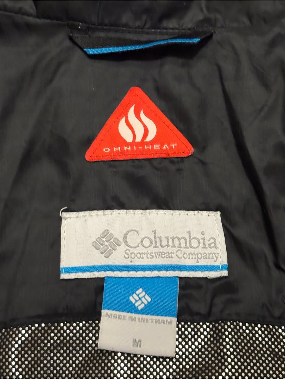Columbia Black Women's Packable Omni Heat Puffer Jacket, Medium